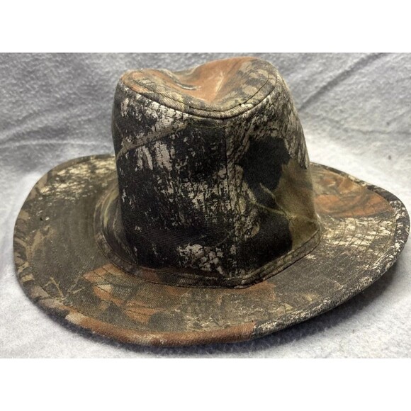 Paramount Outdoors Camouflage Fedora Hat Large Mossy Oak Breakup Cotton / Poly - Picture 7 of 12